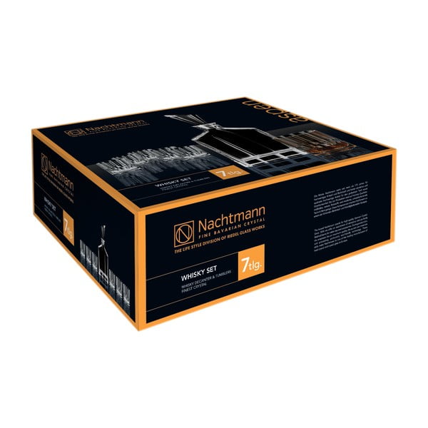 Dekanterio ir 6 viskio taurių rinkinys iš krištolo Nachtmann Aspen Whisky Set-image-4
