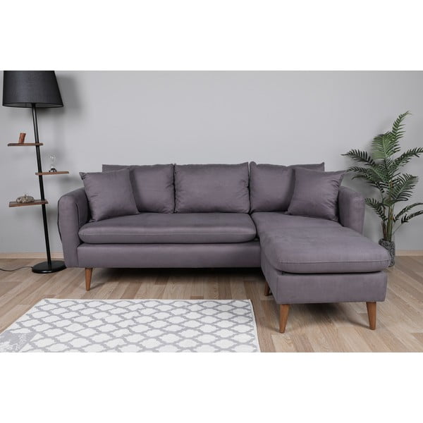 Sofa pilkos spalvos 215 cm Sofia – Balcab Home-image-1