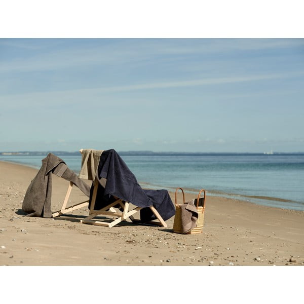 Vonios rankšluostis rudos spalvos iš medvilnės 70x140 cm – Zone-image-1