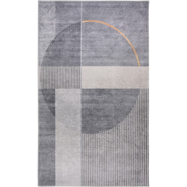 Skalbiamas kilimas pilkos spalvos 50x80 cm – Vitaus