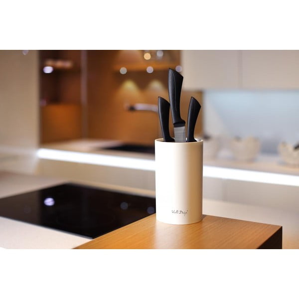 Baltas peilių blokas Vialli Design Universal-image-1