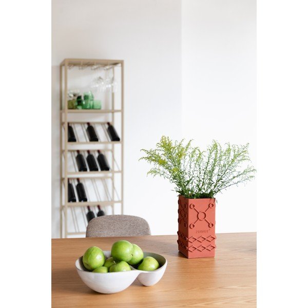 Iš betono vaza oranžinės spalvos Graphic – Zuiver-image-1