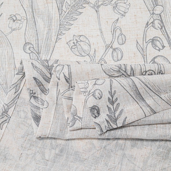 Šviesiai pilkos spalvos užuolaida 135x250 cm Selvetia – Restilo-image-3