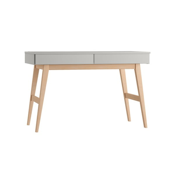 Vaikiškas rašomasis stalas su baltu stalviršiu 94x120 cm Swing – Pinio