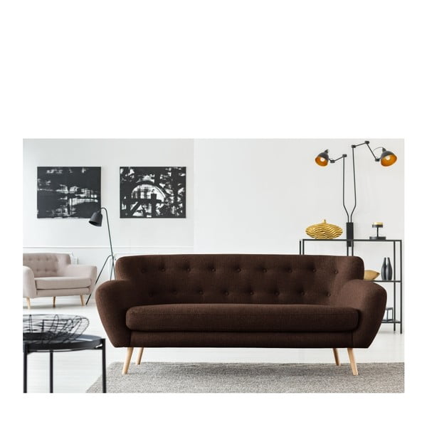 Rudos spalvos sofa Cosmopolitan design London, 192 cm-image-4