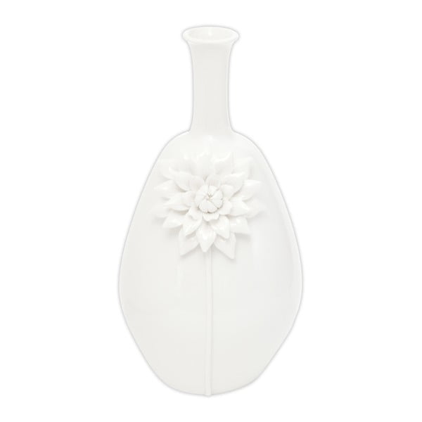 Balto porceliano vaza "Mauro Ferretti Sunflower", aukštis 36 cm