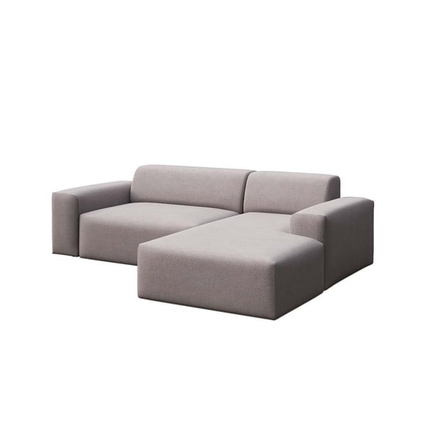 Kampinė sofa pilkos spalvos (su dešiniuoju kampu) Fluvio – MESONICA-image-2