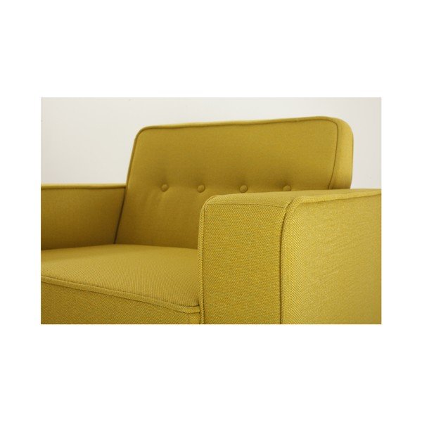 Geltonas fotelis Individualizuotos formos Zugo-image-3