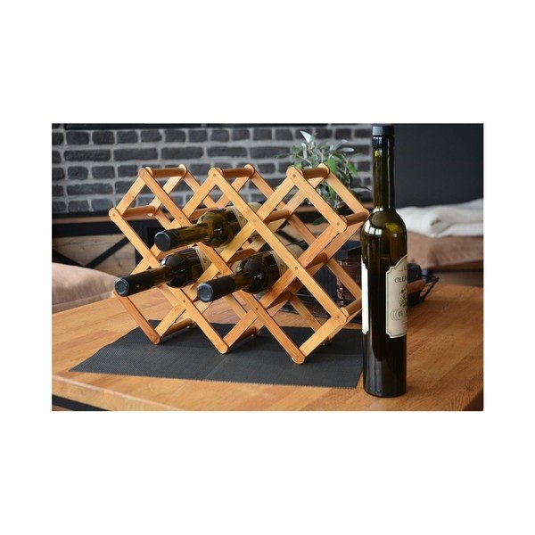 bambukinis vyno butelių stovas Bambum Olivia-image-2