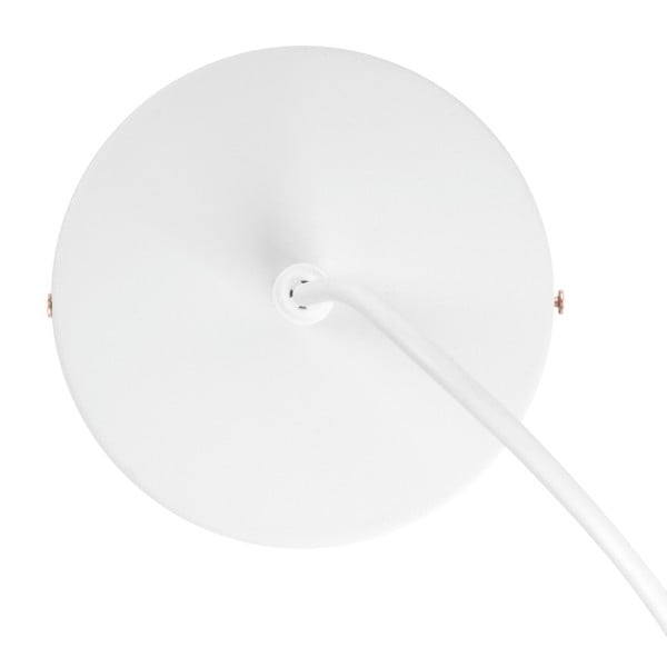 Baltas pakabinamas šviestuvas su vario spalvos detalėmis Leitmotiv Mingle, ⌀ 26,5 cm-image-2