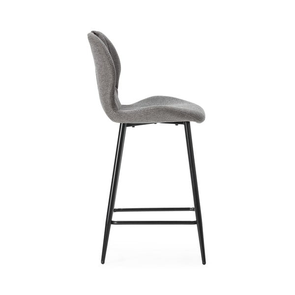 Baro taburėtės pilkos spalvos 2 vnt. (sėdynės aukštis 65 cm) Muli – Marckeric-image-3