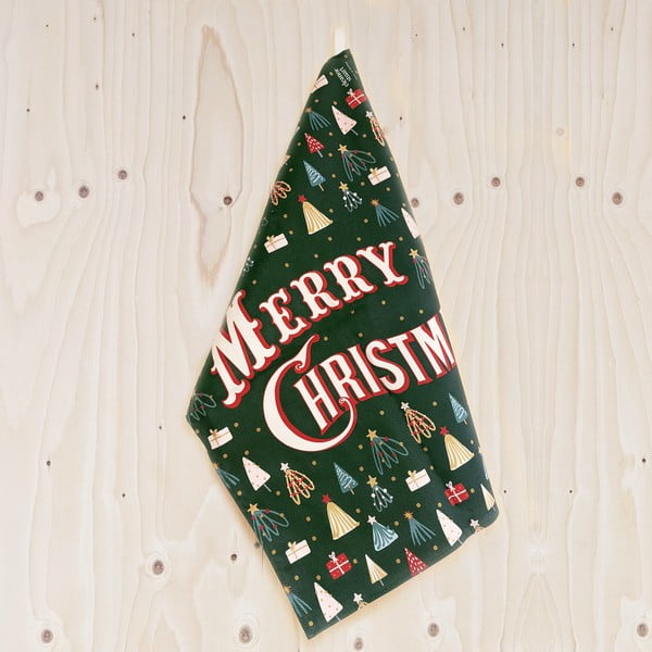 Medvilninis rankšluostis eleanor stuart Merry Christmas, 46 x 71 cm-image-1