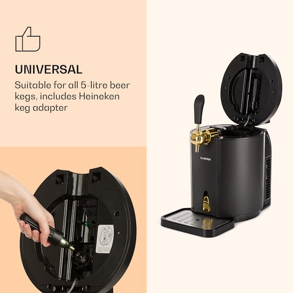 Juodas alaus dozatorius Klarstein Skal-image-3