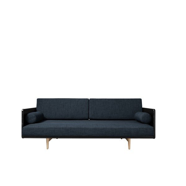 Kintama sofa "Karup Deva" juoda/žalias ąžuolas/tamsiai mėlyna-image-3