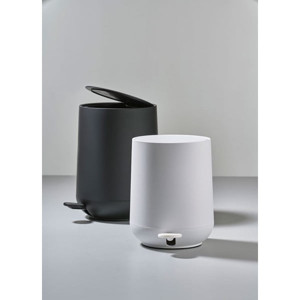 Iš plastiko šiukšliadėžė baltos spalvos 3 l Nova – Zone-image-2