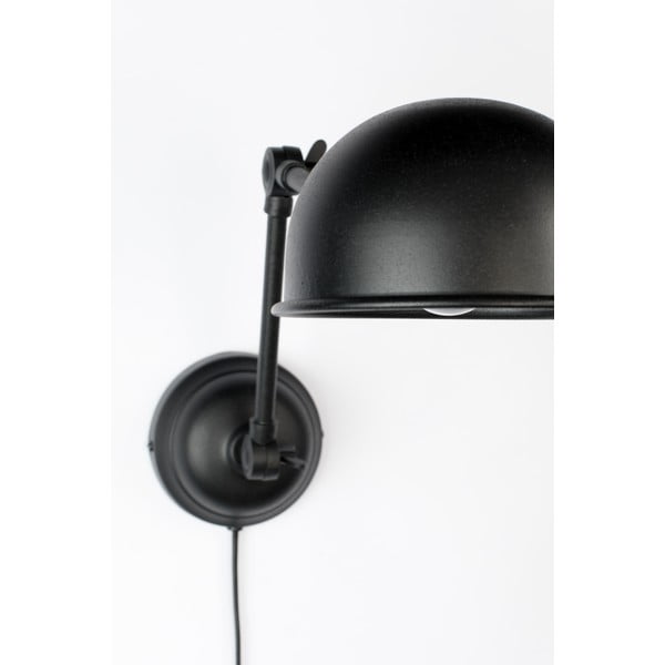 Juodas sieninis šviestuvas White Label Maarten-image-2