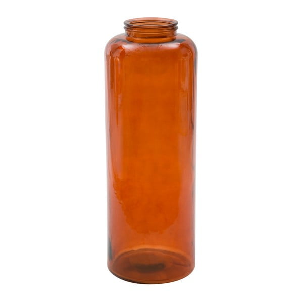 Oranžinė perdirbto stiklo vaza Mauro Ferretti Put, aukštis 70 cm