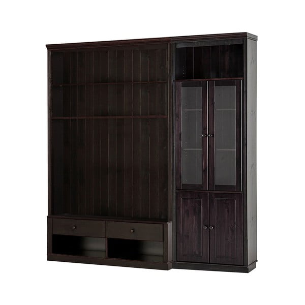 Iš pušies masyvo TV spintelių komplektas rudos spalvos 214x223 cm Anita – Støraa-image-2