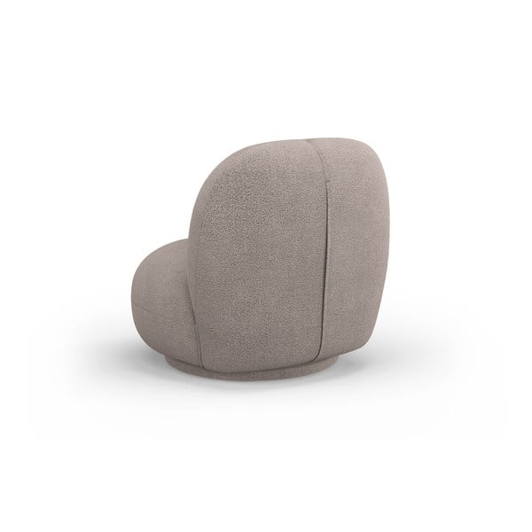 Iš boucle krėslas smėlio spalvos Chuck – Micadoni Home-image-3