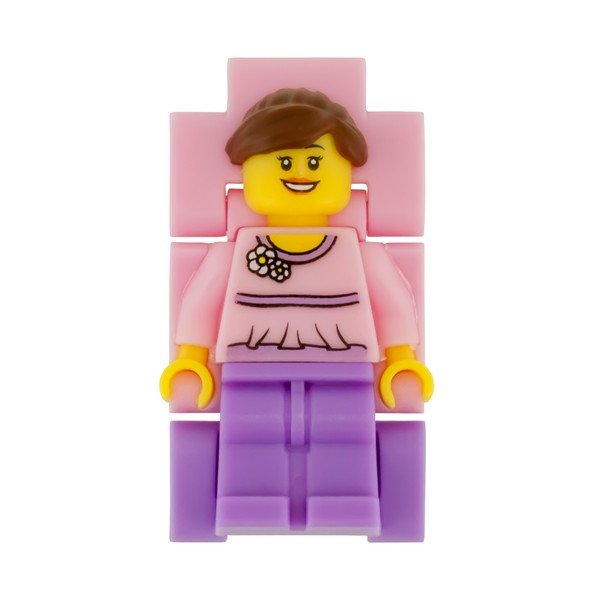 Vaikiškas rožinis laikrodis su figūrėle LEGO® Classic-image-1