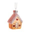 Iš stiklo eglutės papuošimas 7 cm House – Dakls