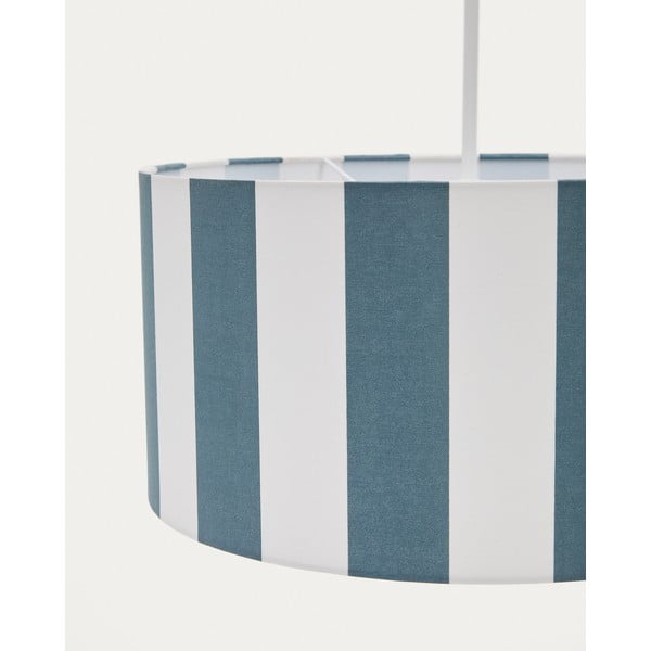 Baltos spalvos/mėlynos spalvos vaikiškas šviestuvo gaubtas ø 40 cm Ciral – Kave Home-image-4