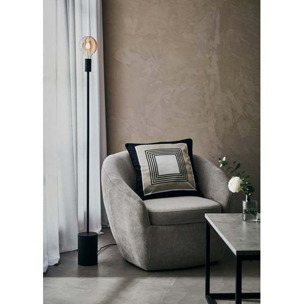 Juodas grindų šviestuvas Markslöjd Capital, aukštis 1,35 m-image-1