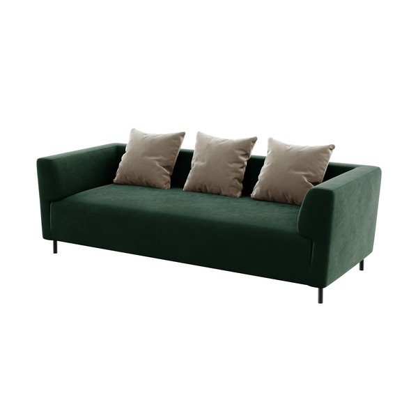 Žalios spalvos aksominė sofa Ghado Nosto-image-2