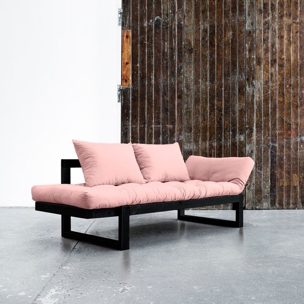 Kintama sofa "Karup Edge" juoda/rožinė "Peonie-image-1