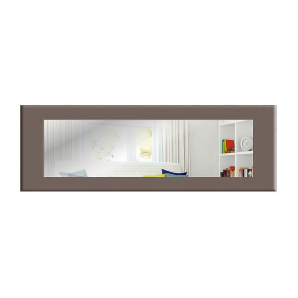 Sieninis veidrodis su tamsiai rudu rėmu Oyo Concept Eve, 120 x 40 cm
