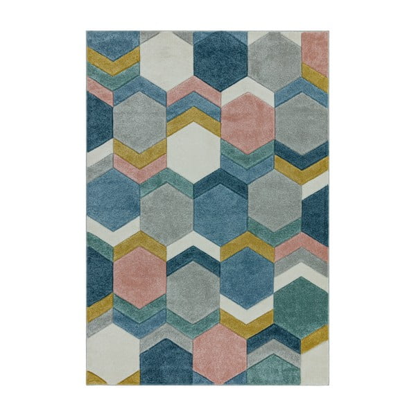 Kilimas Asiatic Carpets Hexagon Multi, 160 x 230 cm
