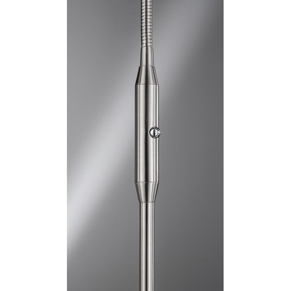 Pastatomas šviestuvas sidabrinės spalvos LED su pritemdymo funkcija (aukštis 150 cm) Dent – Fischer & Honsel-image-3