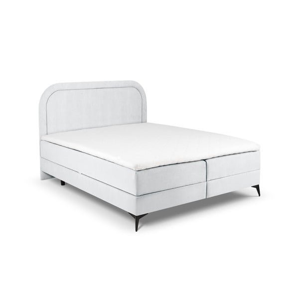 Šviesiai pilka lova su dėže 160x200 cm Eclipse - Cosmopolitan Design
