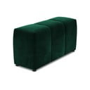 Žalias aksomo porankis modulinei sofai Rome Velvet - Cosmopolitan Design