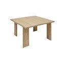 Natūralios spalvos iš ąžuolo masyvo kavos staliukas 75x75 cm Oy – OYOY Living Design