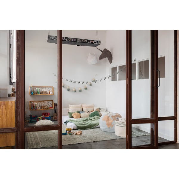 Iš medvilnės kilimas žalios spalvos/mėlynos spalvos 170x240 cm Twin Vintage – Lorena Canals-image-1