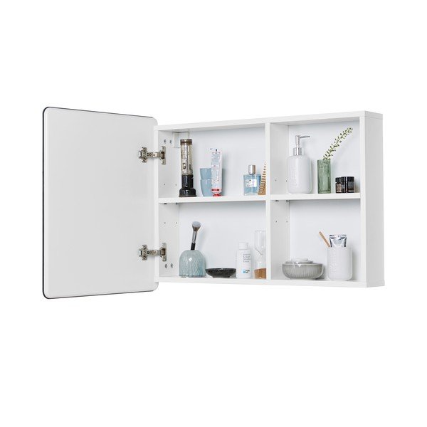 Pakabinama/su veidrodžiu vonios daiktadėžė baltos spalvos 80x58 cm Color Bath – Tom Tailor-image-4