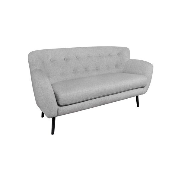Šviesiai pilka dvivietė sofa "Kooko Home Rock-image-3