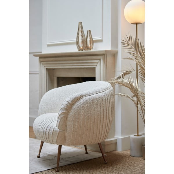 Baltai auksinės spalvos pastatomas šviestuvas (aukštis 156 cm) Medina - Light & Living-image-1