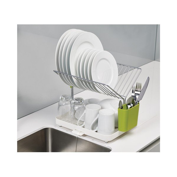 Žalios ir baltos spalvų Joseph Joseph Y-Rack indų plautuvė-image-3