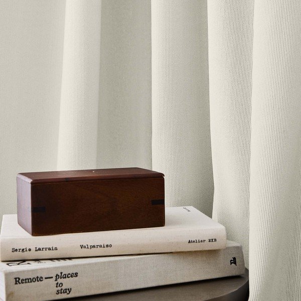 Smėlio spalvos iš kordinio velveto termo užuolaida 140x260 cm Madison – douceur d'intérieur-image-4