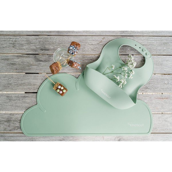 Žalias silikoninis padėkliukas Kindsgut Cloud, 49 x 27 cm-image-3