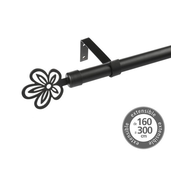 Išplečiamas užuolaidos strypas iš metalo 160 - 300 cm – Casa Selección-image-1