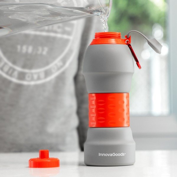 "InnovaGoods" sulankstomas silikoninis buteliukas, 580 ml-image-1