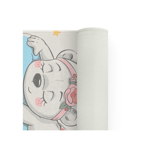 Vaikiškas kilimas baltos spalvos 80x140 cm Happy Dreams – Oyo Concept-image-4