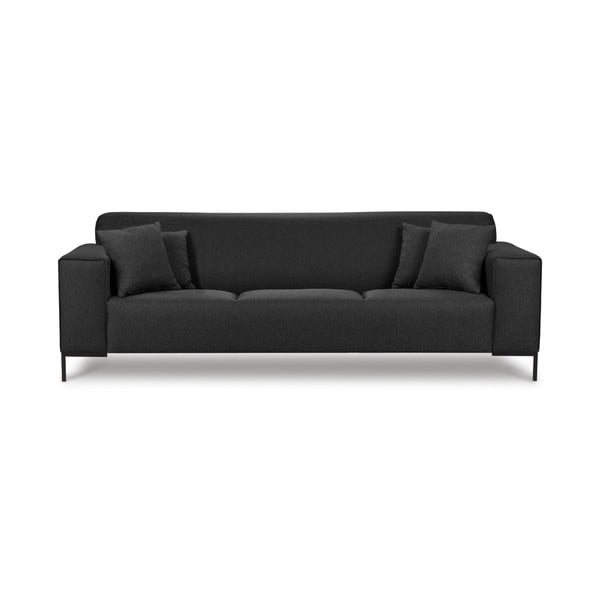Tamsiai pilka sofa "Cosmopolitan Design Seville", 264 cm