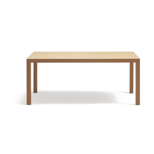 Valgomojo stalas su ąžuolo masyvo stalviršiu 75x180 cm Alma – Teulat-image-2