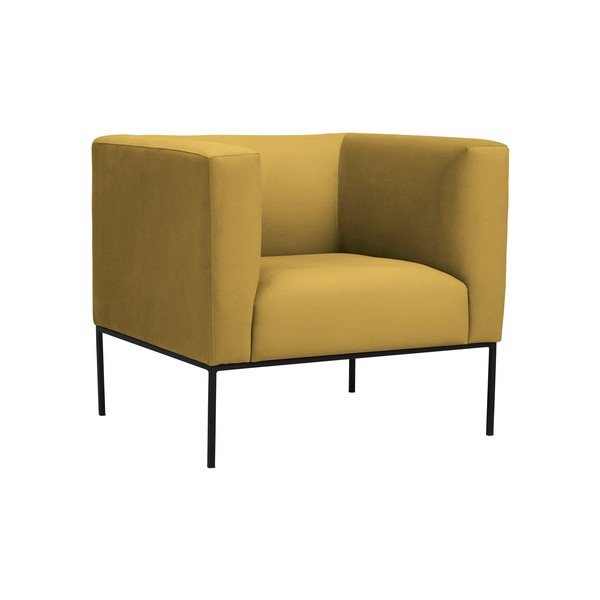Geltonas fotelis Windsor & Co Sofas Neptune-image-1