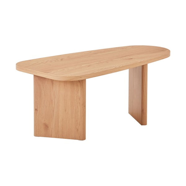 Natūralios spalvos kavos staliukas 50x100 cm Melo – House Nordic