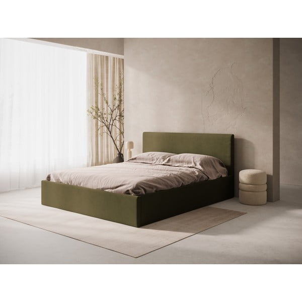 Žalios spalvos iš audinio galvūgalis 150,5x100 cm Remo – Micadoni -image-1